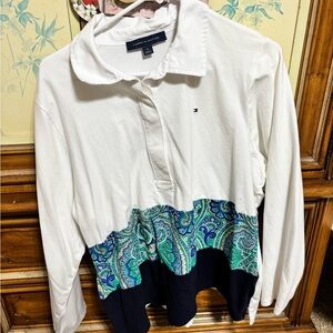 Tommy Hilfiger Ivory Button-Up